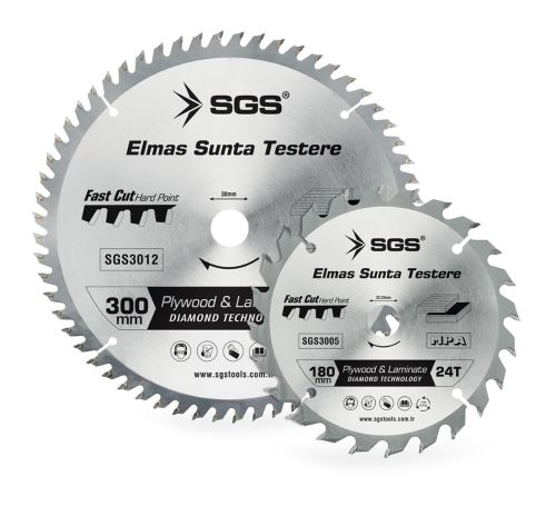 SGS Sunta Elmas Testere 180 x 24 T x 22 mm (10/Paket) (50/Koli)